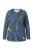 Ulla Popken Shirt  blauw / curry / donkergroen
