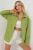 Gestreepte Oversized Blouse met Knopsluiting