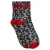 WE Fashion sokken met panterprint – grijs/rood