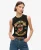 Superdry Vrouwen Tattoo Rhinestone-hemdje Zwart
