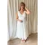 Lysandra midi jurk in wit