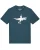 Watapparel Shirt ‘Astronaut on T-Rex’  petrol / wit