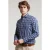 River Woods Custom Fit Checked Shirt Blue/white
