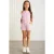 Jerseyshort met tekstprint