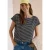 Shirt met boothals en structuur