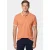 Bos Bright Blue Scotland blue polo heren brick polo plain contrast col spe25108br06sb/530 sunset