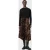 AllSaints Jax Pardus Dress Black/bitter Brown