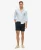 Superdry Mannen Premium Zwemshort met Borduursel – 43 cm Blauw
