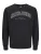 JACK & JONES MINI Sweatshirt ‘JJECALEB’  zwart / wit