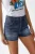 Hoge Taille Verwoeste Denim Shorts