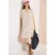 Cecil Dames Knielange jurk van linnenmix in Beige