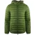 Aquascutum Gewatteerd logo-jack heren Londen (Groen)