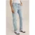 We Fashion 5-pocket Mid Waist Ice Blue