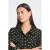 ICHI blouse met stippen – donkergroen