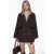 Dubbelrijige trenchcoat met ceintuur