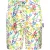 Moschino Multicolour Pin Design Witte Short