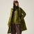 Regatta Orla Kiely geïsoleerde, waterdichte longline-jas voor dames (Bont, groen/olijfgroen)