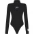 Malelions Women Label Bodysuit | Black