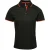 Premier Dames/Dames Coolchecker Contrast Piqué Poloshirt (Zwart/Oranje)