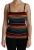 Dolce & Gabbana Zwarte Gestreepte Mouwloze Blouse Tank Katoenen Top