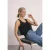 Basic top in effen kleur