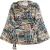 usha Wikkel blouse Dames Beige blauw veelkleurig