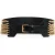 AllSaints Zora Chain Wide Belt Black/warm Brass