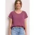 Street One Dames Shirt met overhangende schouders in een structuurmix in Roze