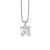 Ketting Diamond Solitaire 0,20 Cts White Gold