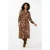 EsQualo Dress Long Animal Land Print