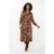 EsQualo Dress Long Animal Land Print