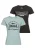 LONSDALE Shirt  jade groen / zwart / wit