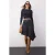 TRENDYOLMİLLA Dames Zwart Effen Midi Asymmetrisch Asymmetrisch Rokken