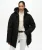 City Gewatteerde Parka Jas Black