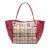 Tweedehands Kleine Haymarket Check Gecoate Canvas Canterbury Tote