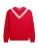TOMMY HILFIGER Trui  rood / wit