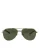 DG2125 Zilveren Frame Aviator Zonnebril