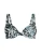 Mint Velvet Bikinitop  ecru / blauw / zwart