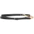 AllSaints Helly Chain Belt Black/warm Brass