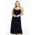 YOEK Travelstof jurk donkerblauw