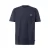 T-shirt met patch logo rechte onderkant QS
