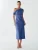 BWLDR Jurk ‘SONOA MAXI DRESS’  kobaltblauw