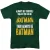 Batman Unisex T-shirt voor volwassenen met Batman-motief (Jager Groen)