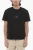 Katoenen T-shirt met ronde hals en print in zwart