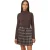 Scotch & Soda Mock Neck Top Seal Brown