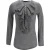 Balmain trui met ruches in grijze wol