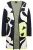 LAURASØN Gebreid vest  beige / marine / limoen / wit