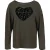 Wolblend Batwing Sleeve Top met vlokmotief