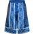 Off White Heren Satijnen Losjes Korte Broek (Nautisch Blauw)