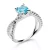 Orphelia Dames 925 Sterling Zilveren Ring – Zilver ZR-7478/AQ